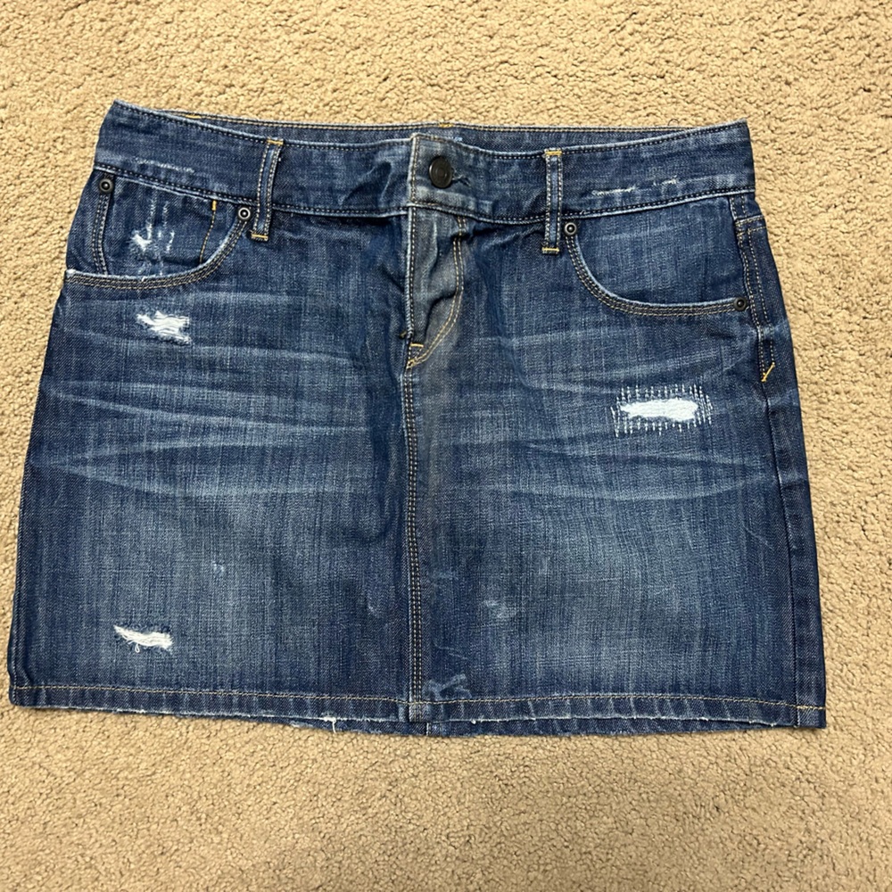 Ann Taylor LOFT Denim Jean Skirt Size 4